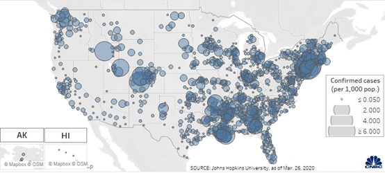 美国新冠肺炎最新数据及其深层影响解读