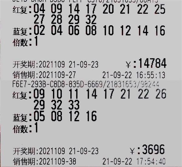 双色球第109期晒票揭晓,彩票之旅交织期待与惊喜