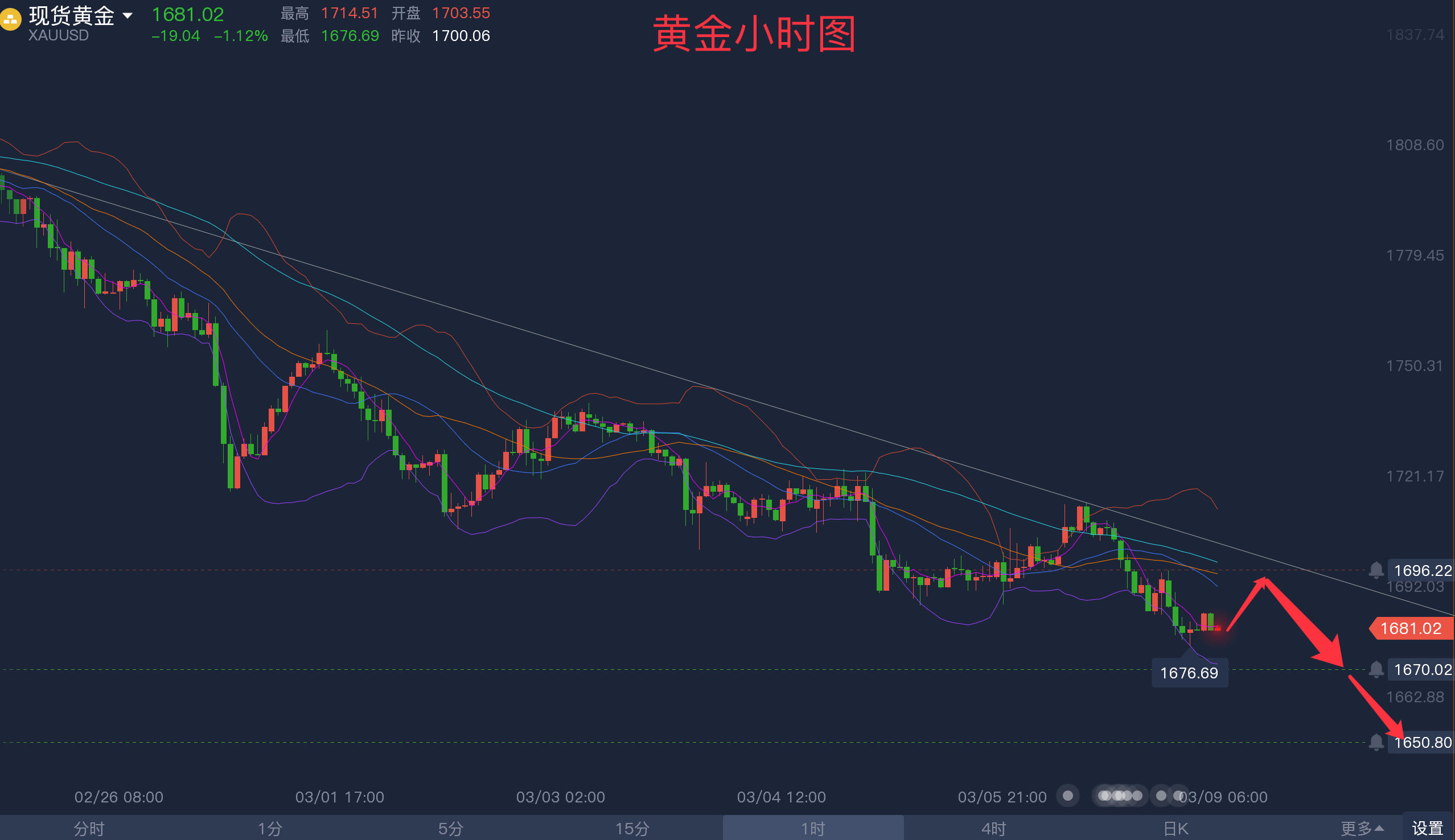 林商彬,黄金走势最新分析