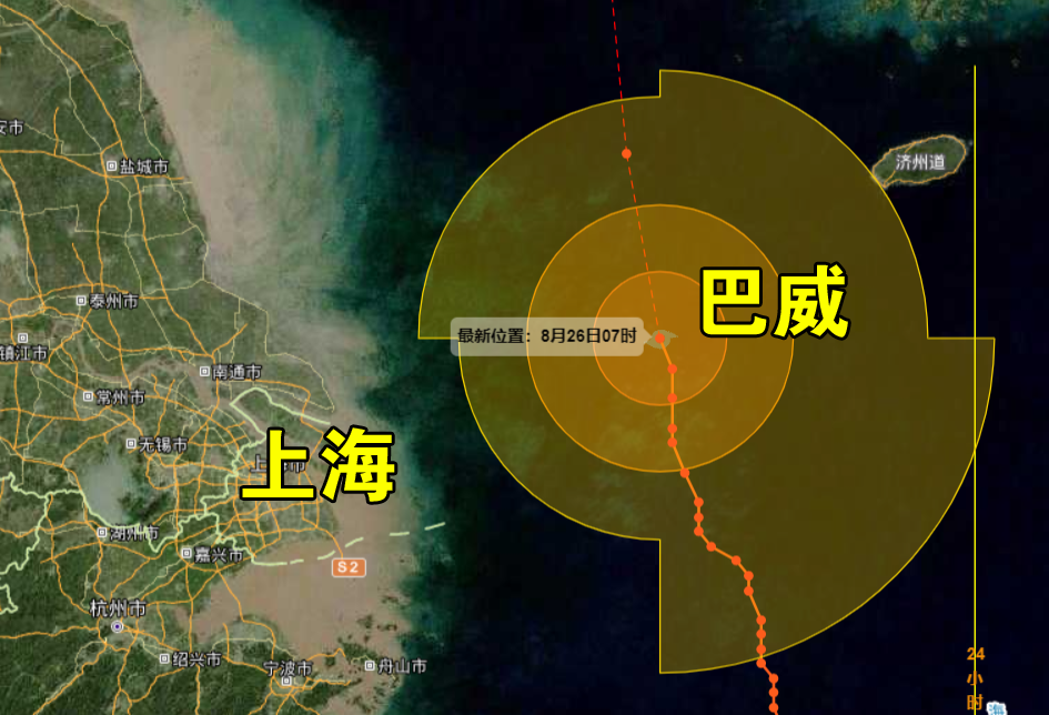 台风巴威最新路径动态分析报告