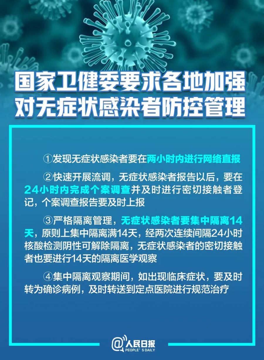 无症状感染者的最新动态更新资讯